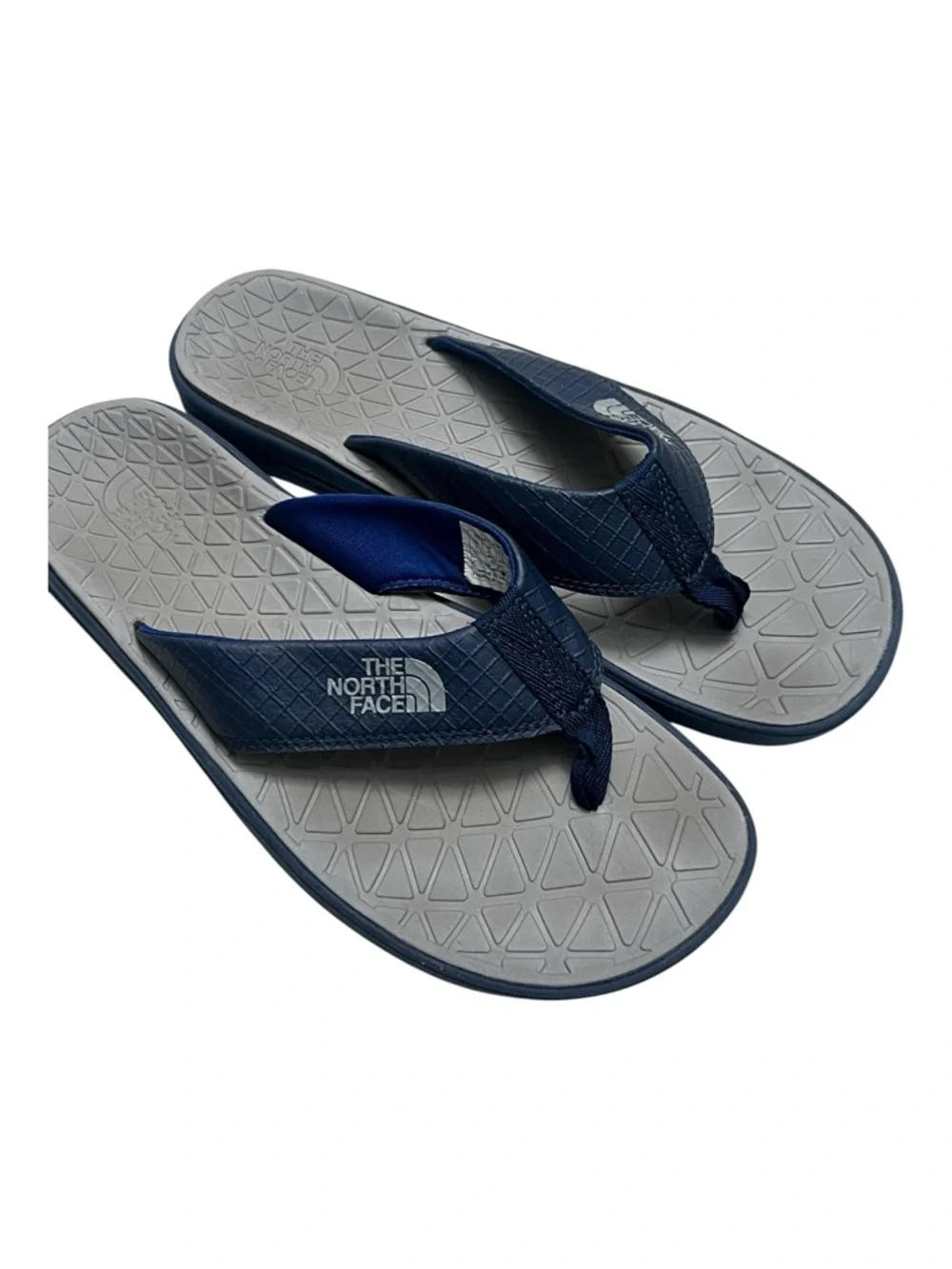 The North Face Base Camp Men's Flip Flop Sandals Navy Gray Size 9
